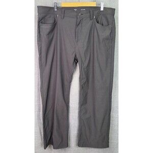 prAna Men's Brion II Pant Standard Fit Size 40x30 Dark Gray
